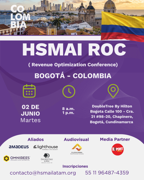 ROC (Revenue Optimization Conference) Colombia - Bogotá - HSMAI Latam